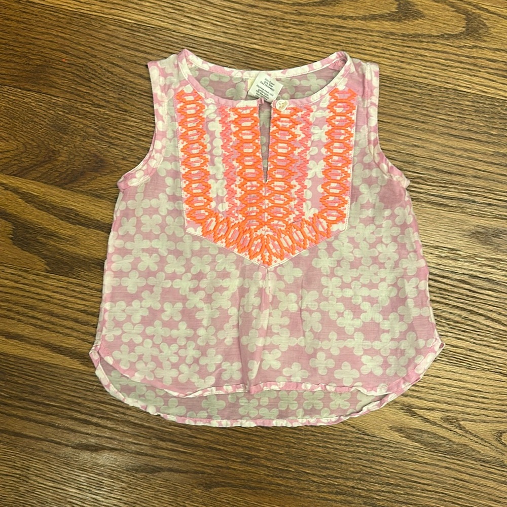 EUC Crewcuts Factory Sleeveless Top; Size 2